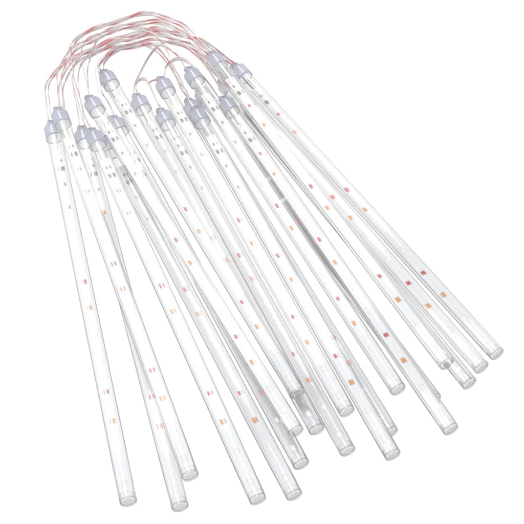 Meteor Lights 20 Pcs Colourful 480 Leds Indoor Outdoor