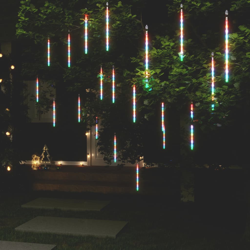 Meteor Lights 20 Pcs Colourful 480 Leds Indoor Outdoor