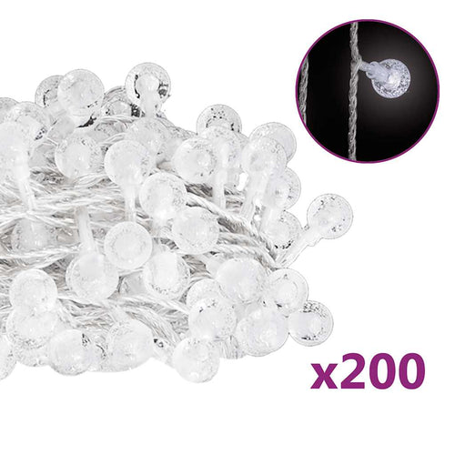Globe Fairy String Lights 20M 200 Led 8 Function