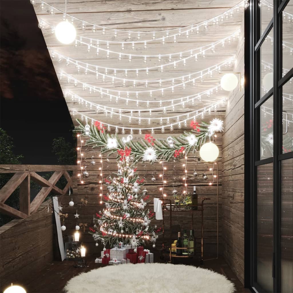 Globe Fairy String Lights 20M 200 Led 8 Function