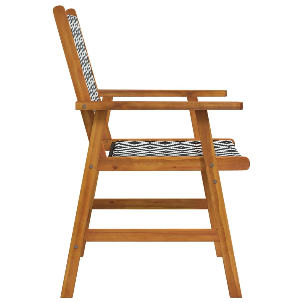 Garden Chairs 2 Pcs Solid Acacia Wood