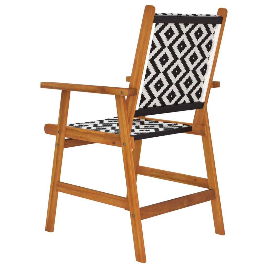 Garden Chairs 2 Pcs Solid Acacia Wood