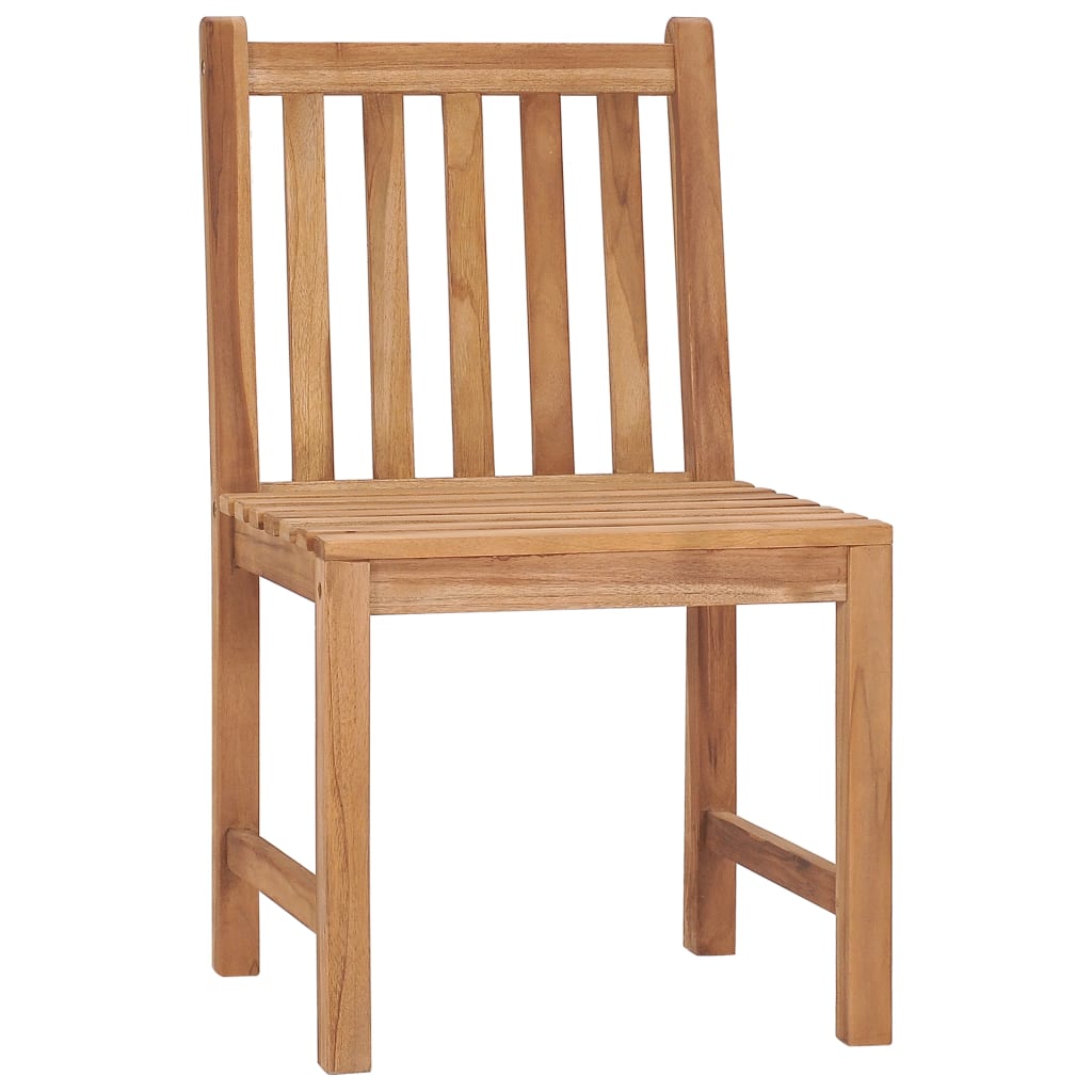 Garden Chairs 8 Pcs Solid Teak Wood