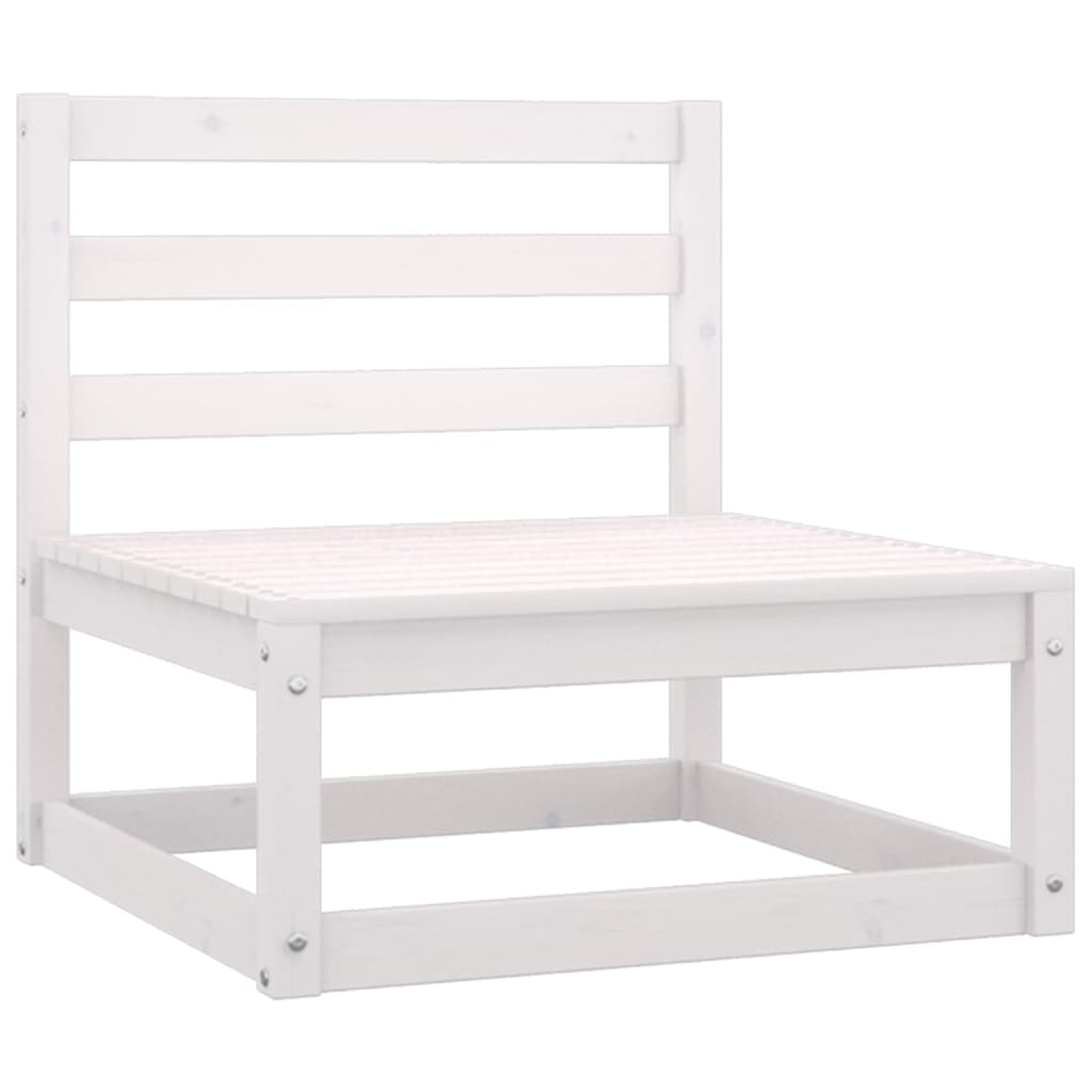 6 Piece Garden Lounge Set Solid Wood Pine
