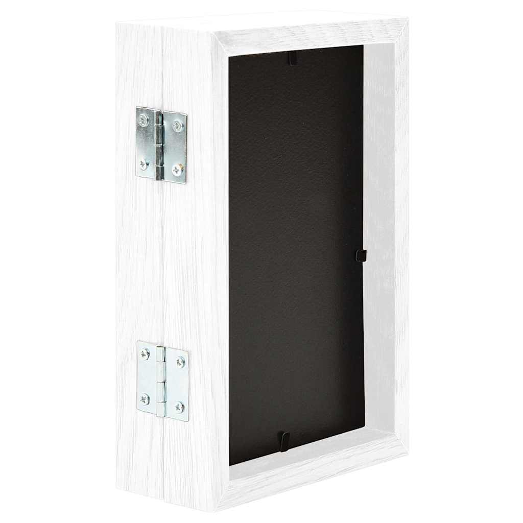 Picture Frames Bi-Fold Photo Frame Collage Double Foldable Display Decor white