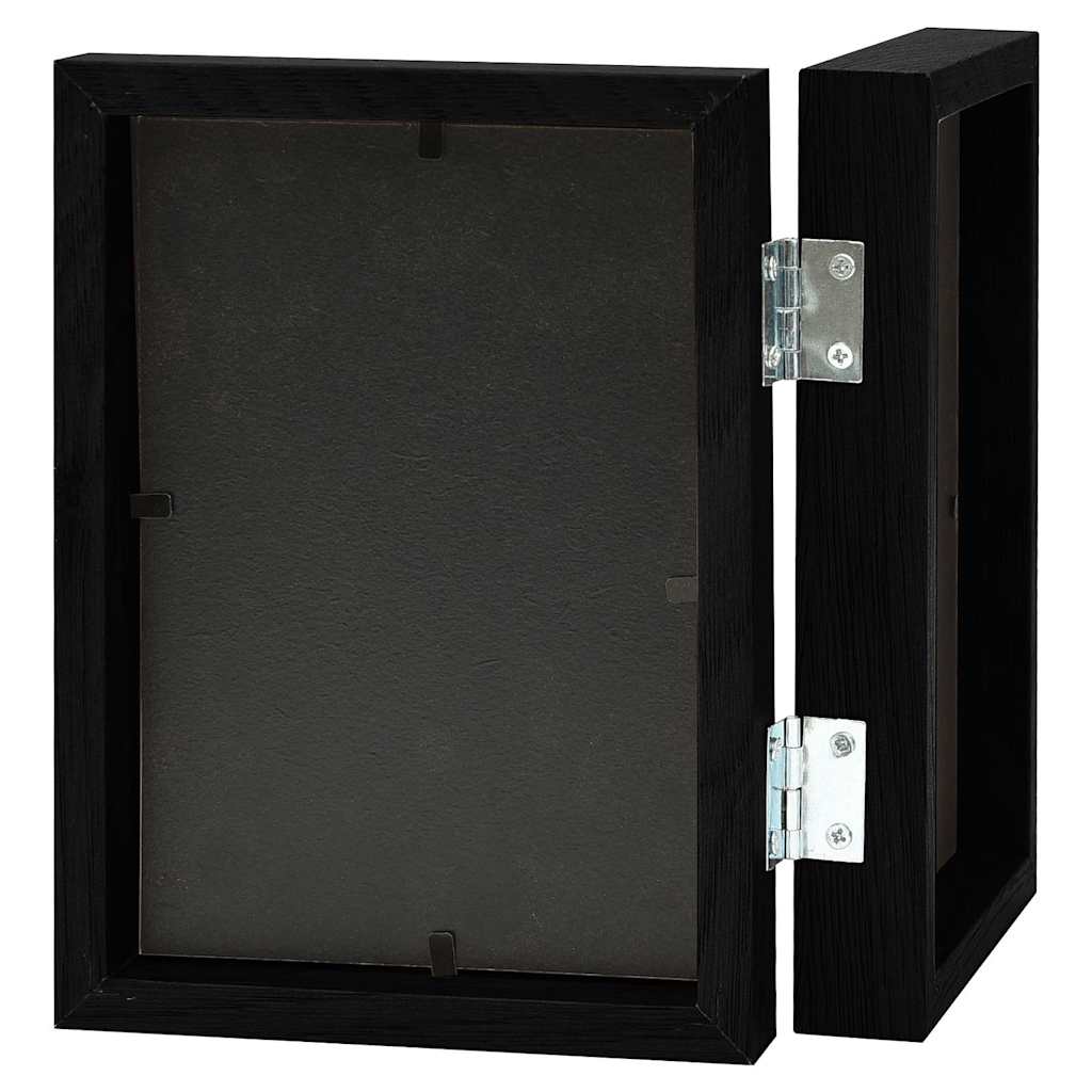 Picture Frames Bi-Fold Photo Frame Collage Double Foldable Display Decor white