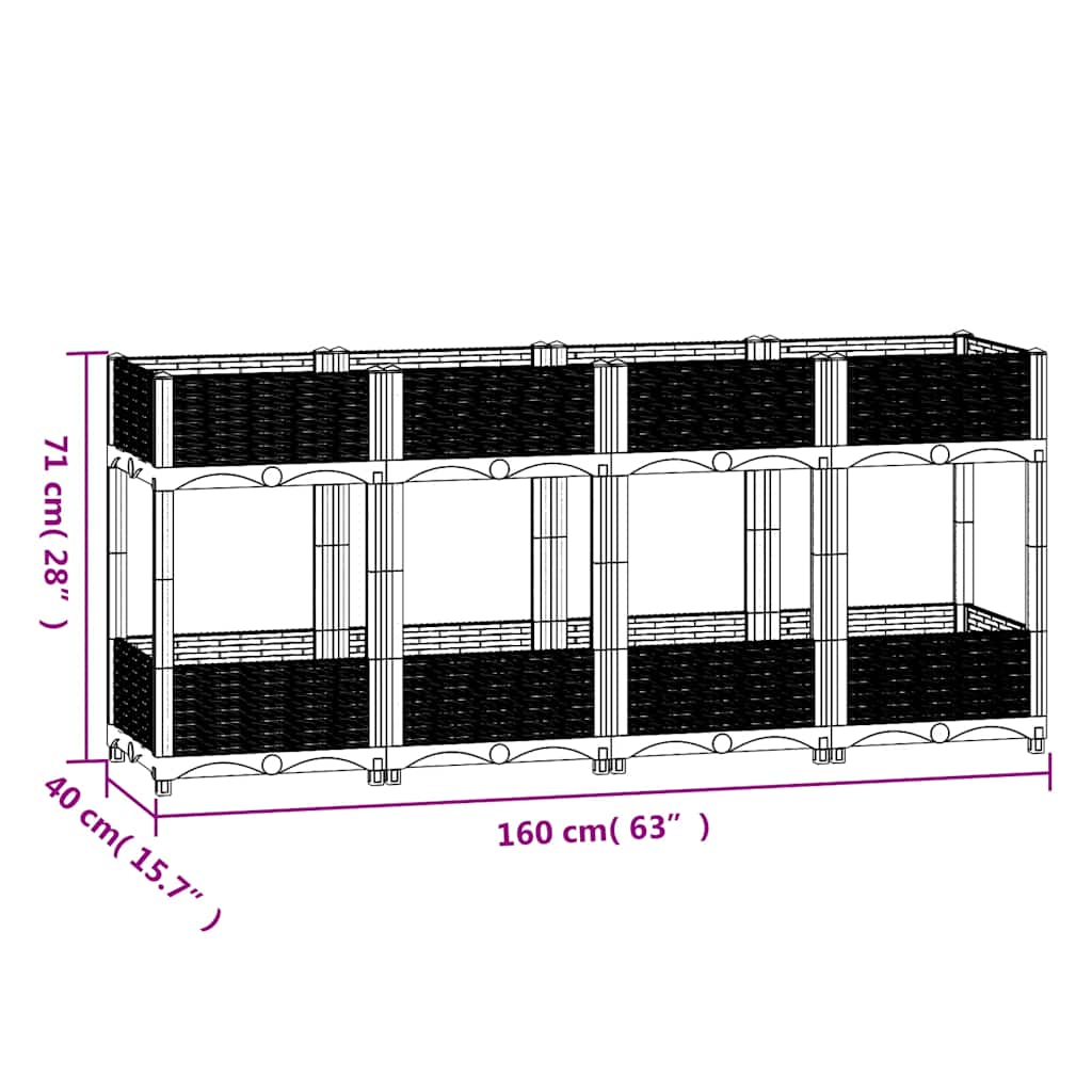 Raised Bed Polypropylene