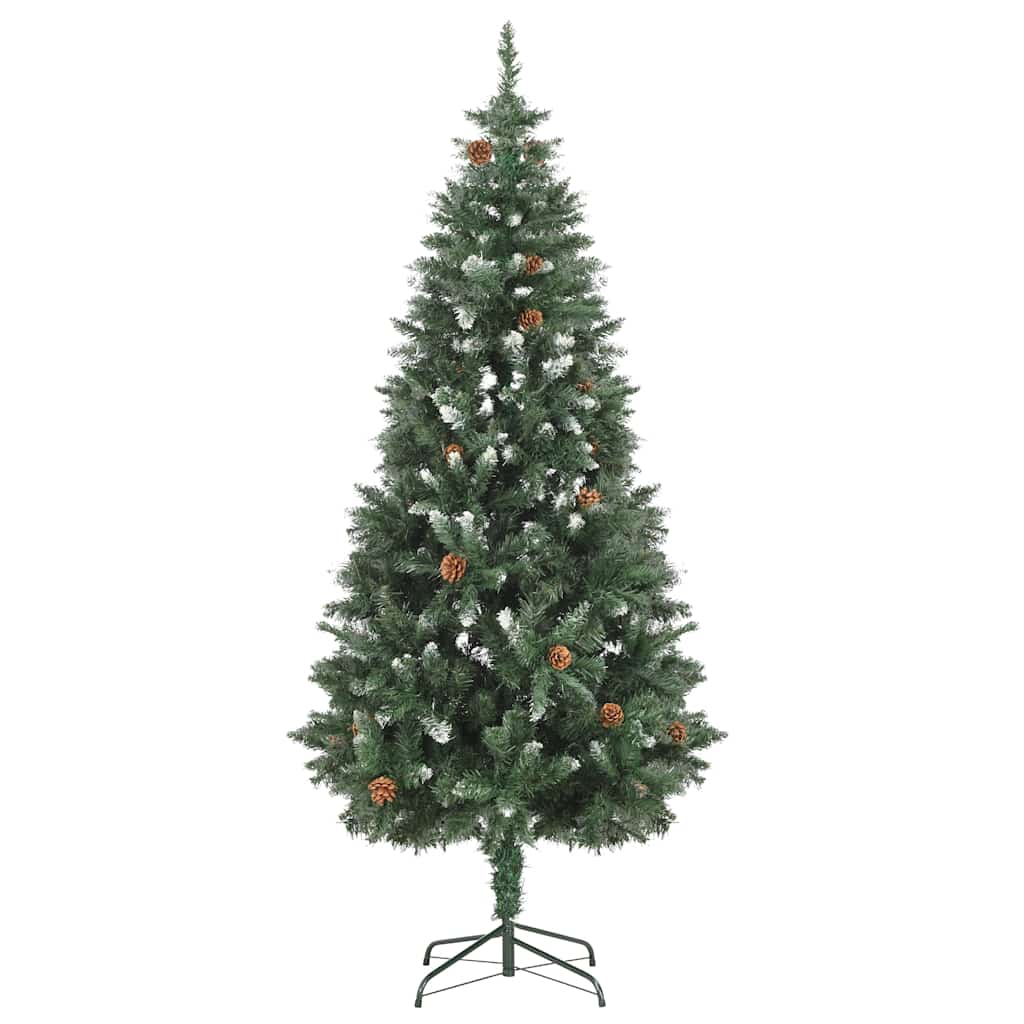 Artificial Pre-Lit Christmas Tree With Ball Set&Pine Cones 180 Cm