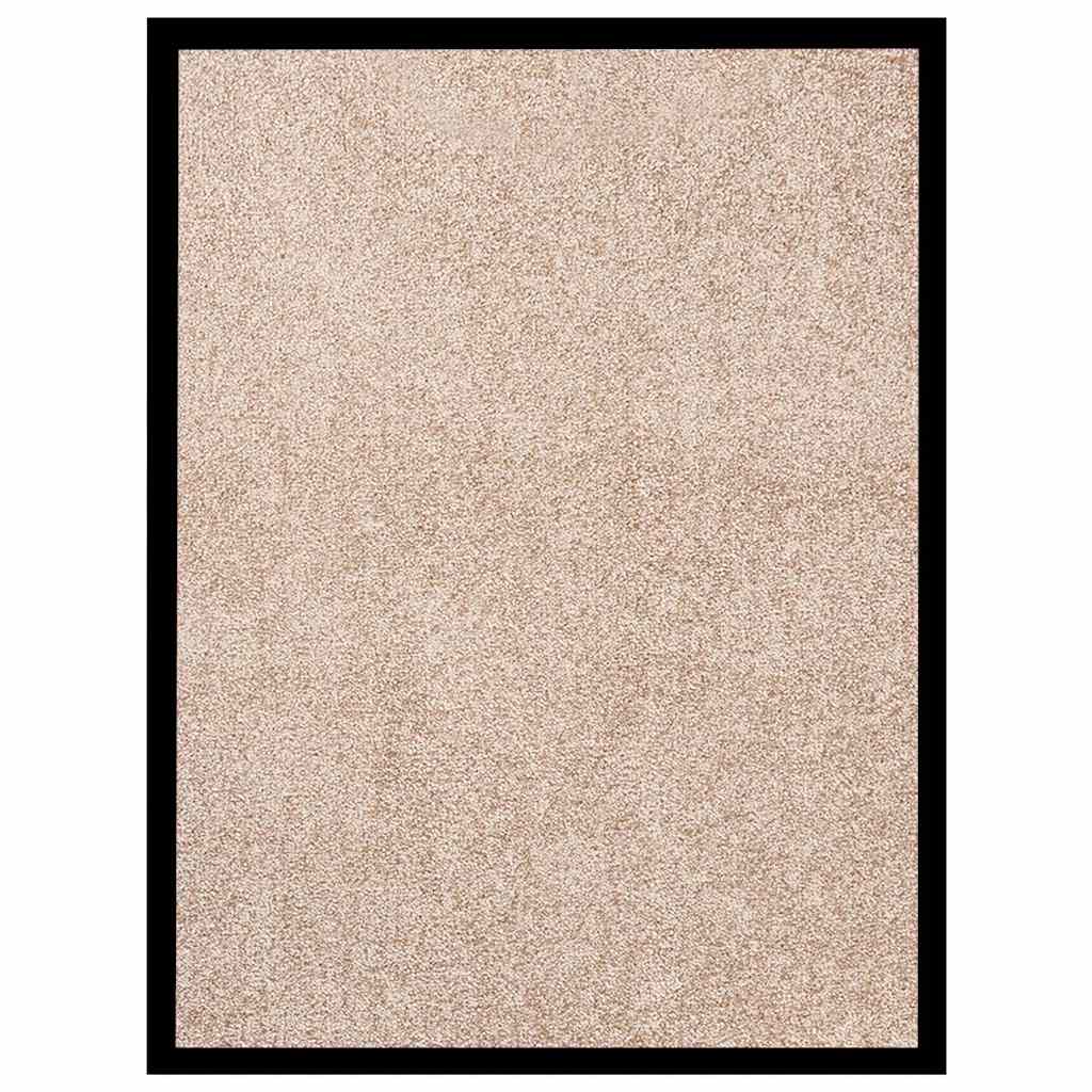 Door Mats Non Slip Mat Heavy Duty Entrance Indoor Outdoor Floor Rug ⭐ Grey Beige