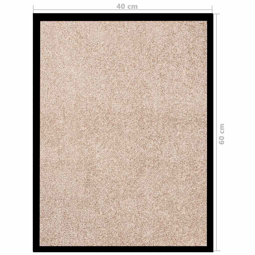 Door Mats Non Slip Mat Heavy Duty Entrance Indoor Outdoor Floor Rug ⭐ Grey Beige