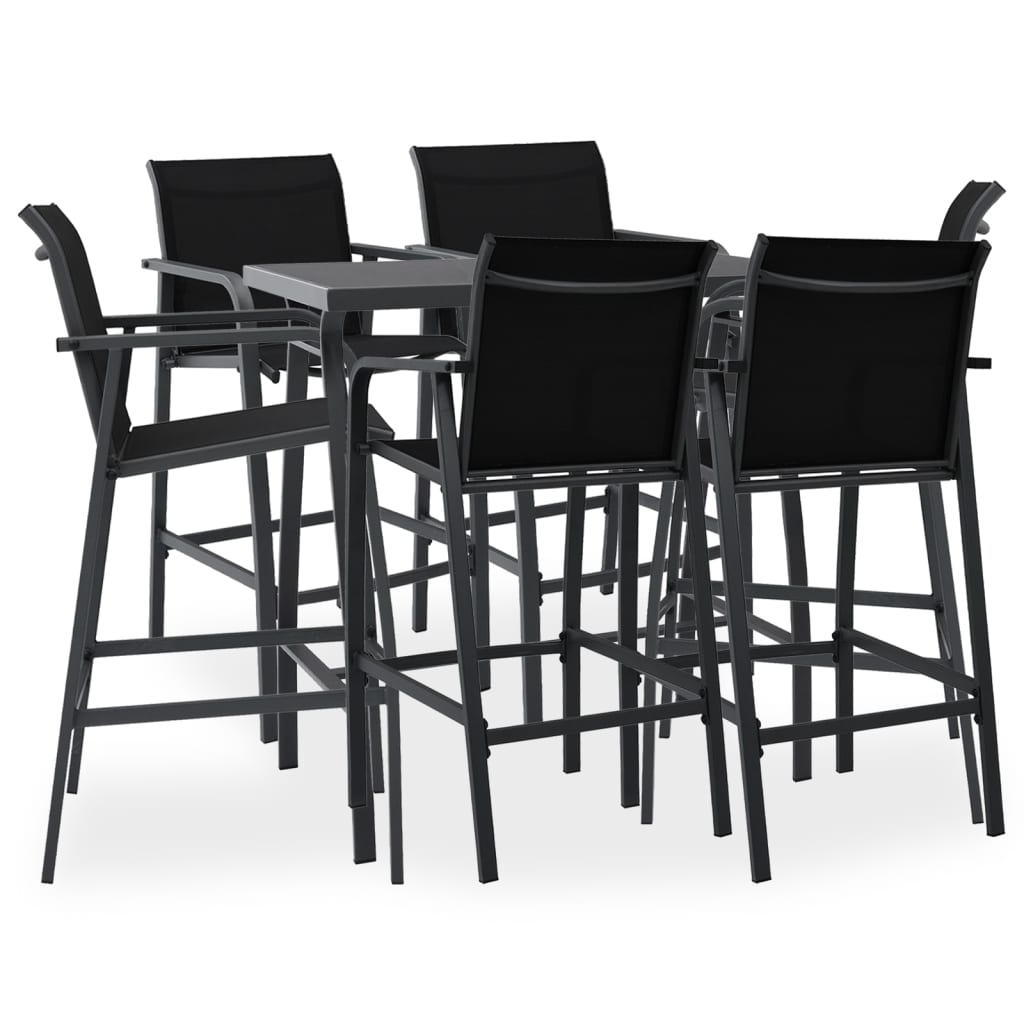7 Piece Garden Bar Set