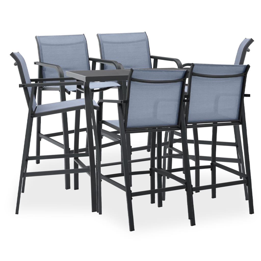 7 Piece Garden Bar Set