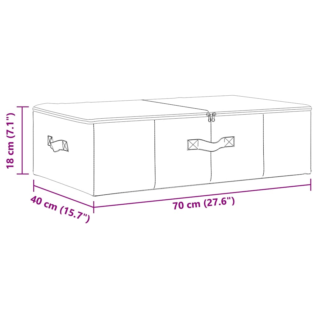 Storage Box Fabric 70X40X18 Cm
