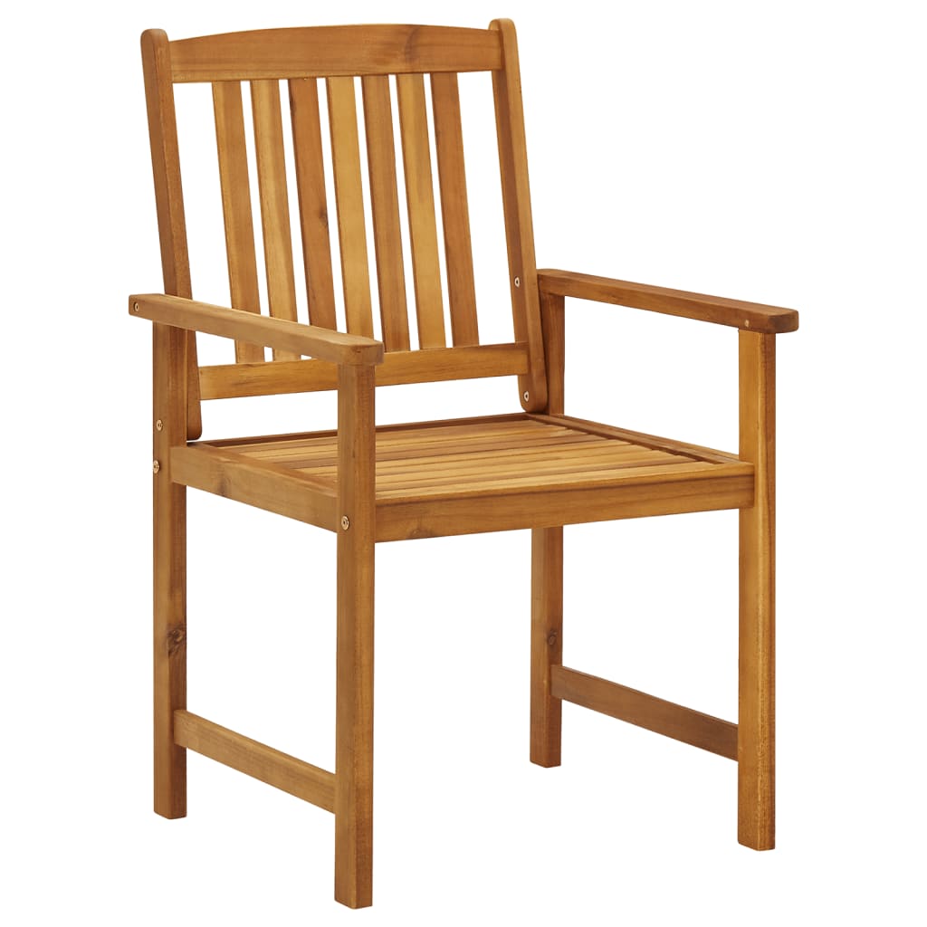 Garden Chair | Set Of 8 | | Solid Acacia Wood | Standard | Durable