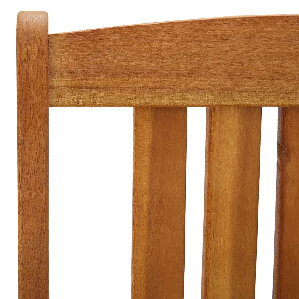 Garden Chair | Set Of 8 | | Solid Acacia Wood | Standard | Durable