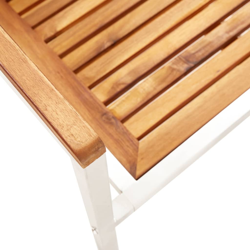 Garden Chairs 8 Pcs And Stainless Steel