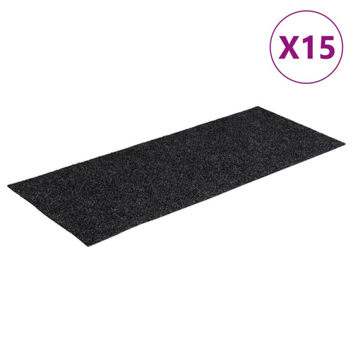 Stair Mats Self-Adhesive 15 Pcs Rectangular
