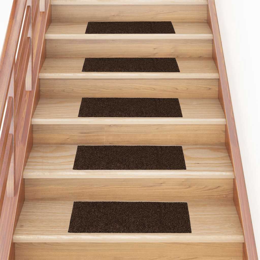 Stair Mats Self-Adhesive 15 Pcs Rectangular