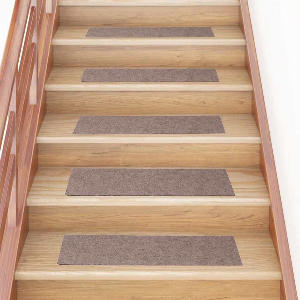 Stair Mats Self-Adhesive 15 Pcs Rectangular