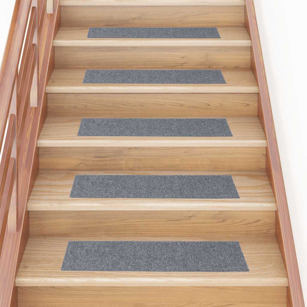 Stair Mats Self-Adhesive 15 Pcs Rectangular