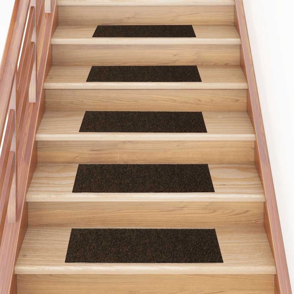 Stair Mats Self-Adhesive 15 Pcs Rectangular