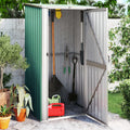 Garden Shed 118.5X97X209.5 Cm Galvanised Steel
