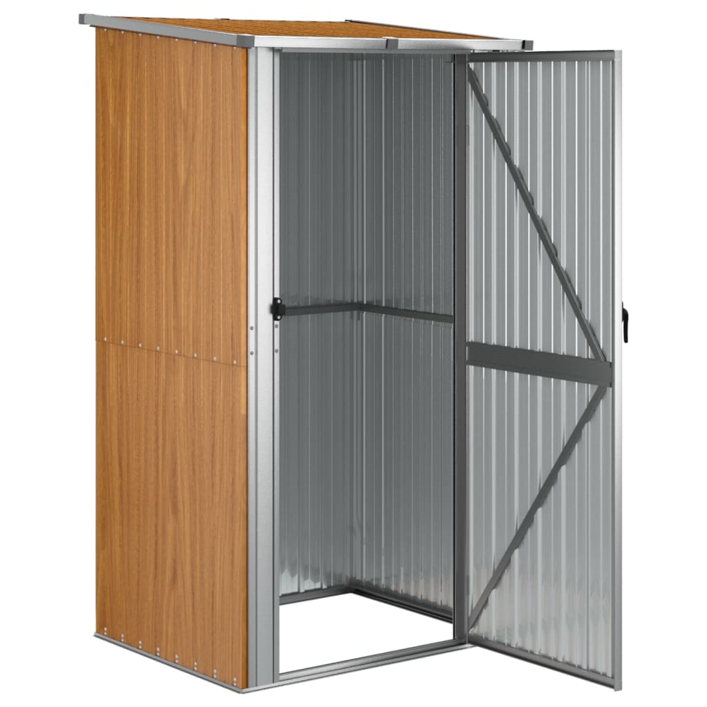 Garden Shed 118.5X97X209.5 Cm Galvanised Steel
