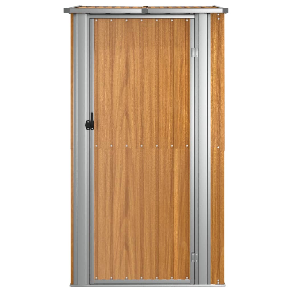Garden Shed 118.5X97X209.5 Cm Galvanised Steel