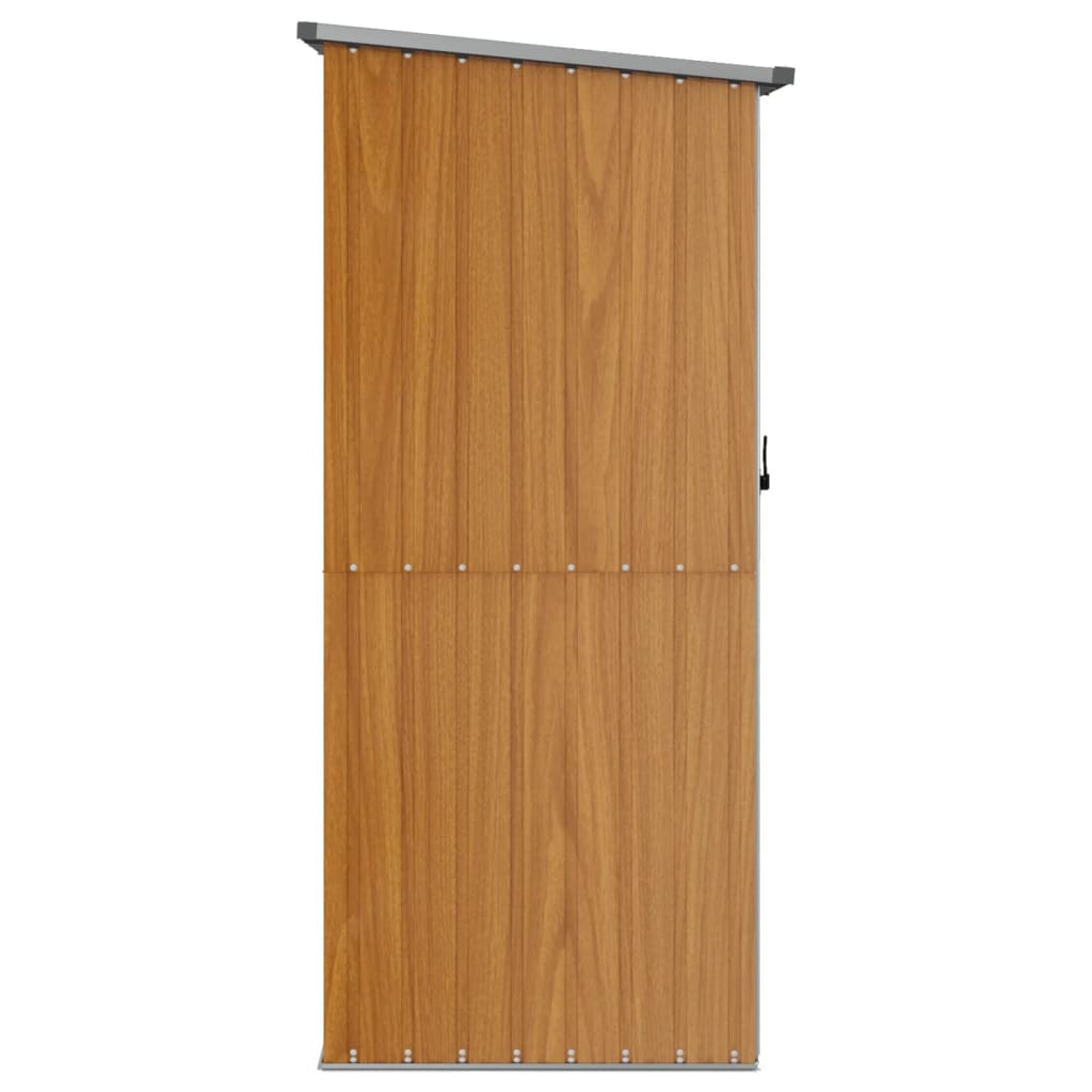 Garden Shed 118.5X97X209.5 Cm Galvanised Steel