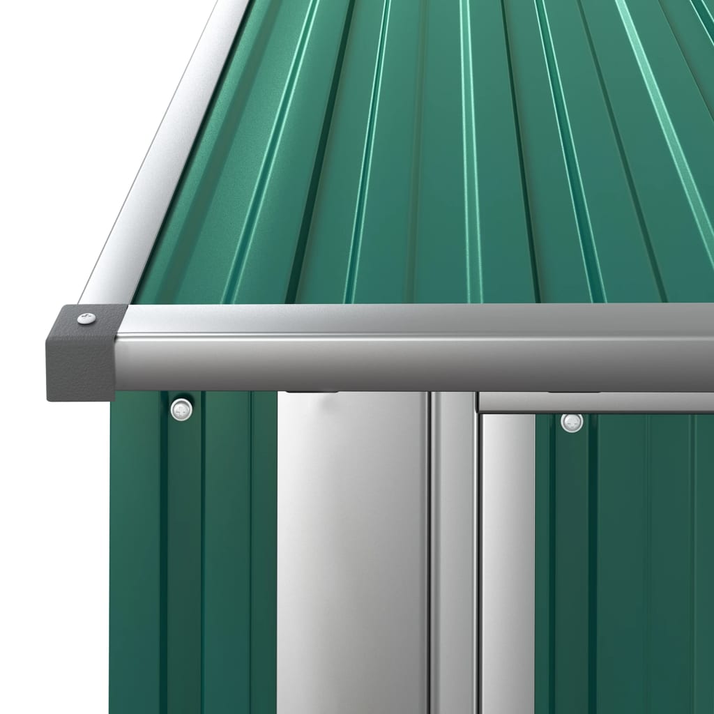 Garden Shed 180.5X97X209.5 Cm Galvanised Steel