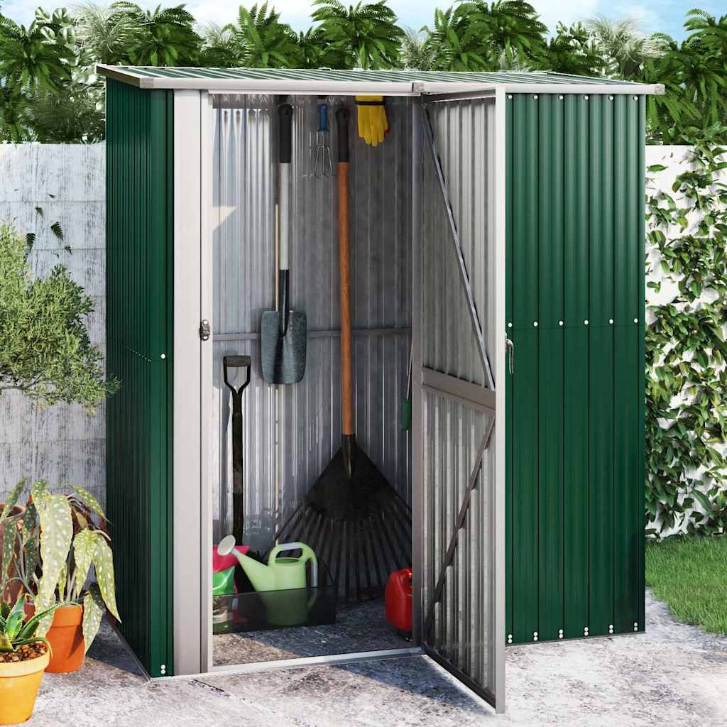 Sheds Garages & Carports Metal Garden Shed Green Anthracite Brown Grey Plastic 1