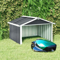 Garden Robot Lawnmower Shed 92X97X63 Cm Galvanised Steel