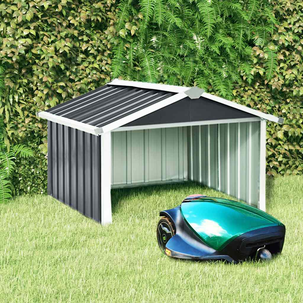 Garden Robot Lawnmower Shed 92X97X63 Cm Galvanised Steel