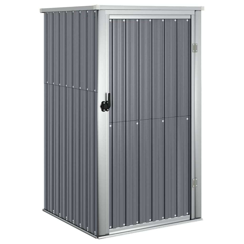 Sheds Garages & Carports Garden Tool Shed Galvanised Steel Green Grey Brown LED