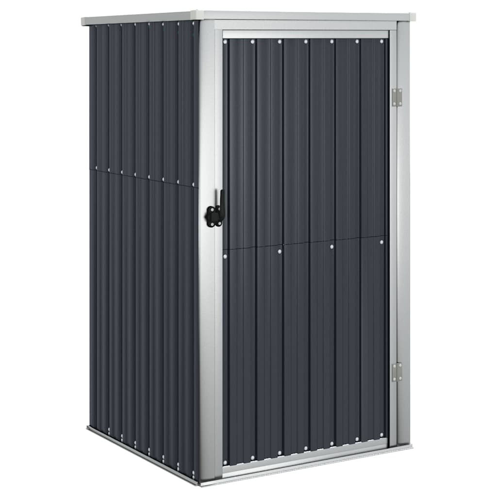 Sheds Garages & Carports Garden Tool Shed Galvanised Steel Green Grey Brown LED