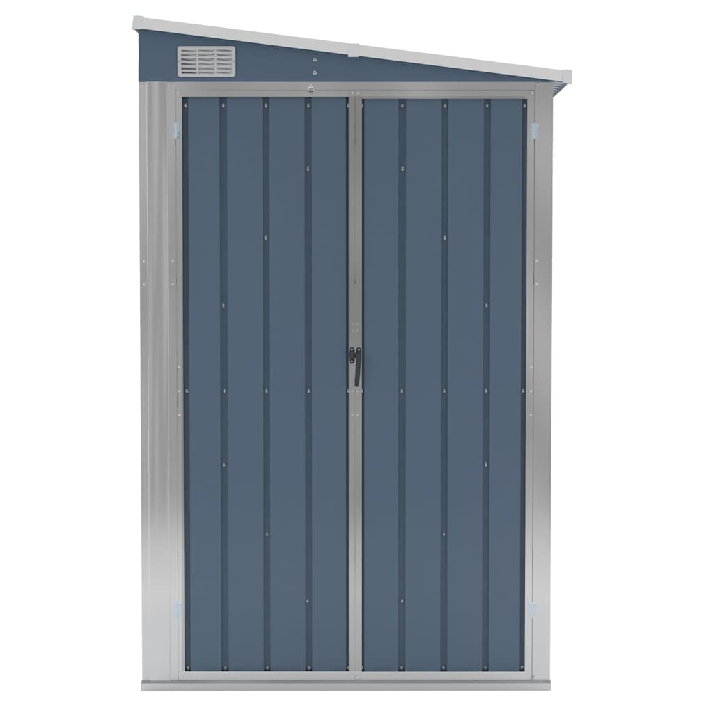 Wall-Mounted Garden Shed Galvanised Steel