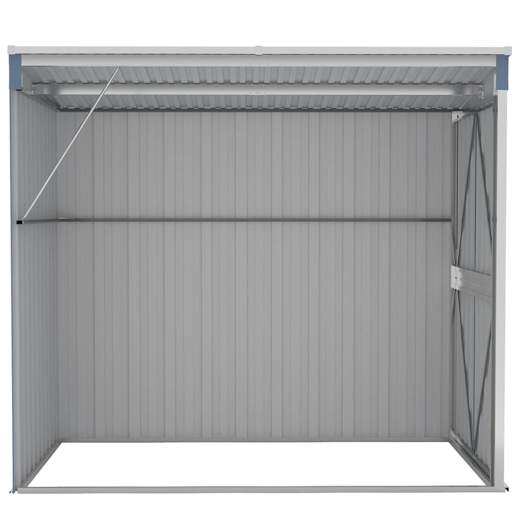 Wall-Mounted Garden Shed Galvanised Steel