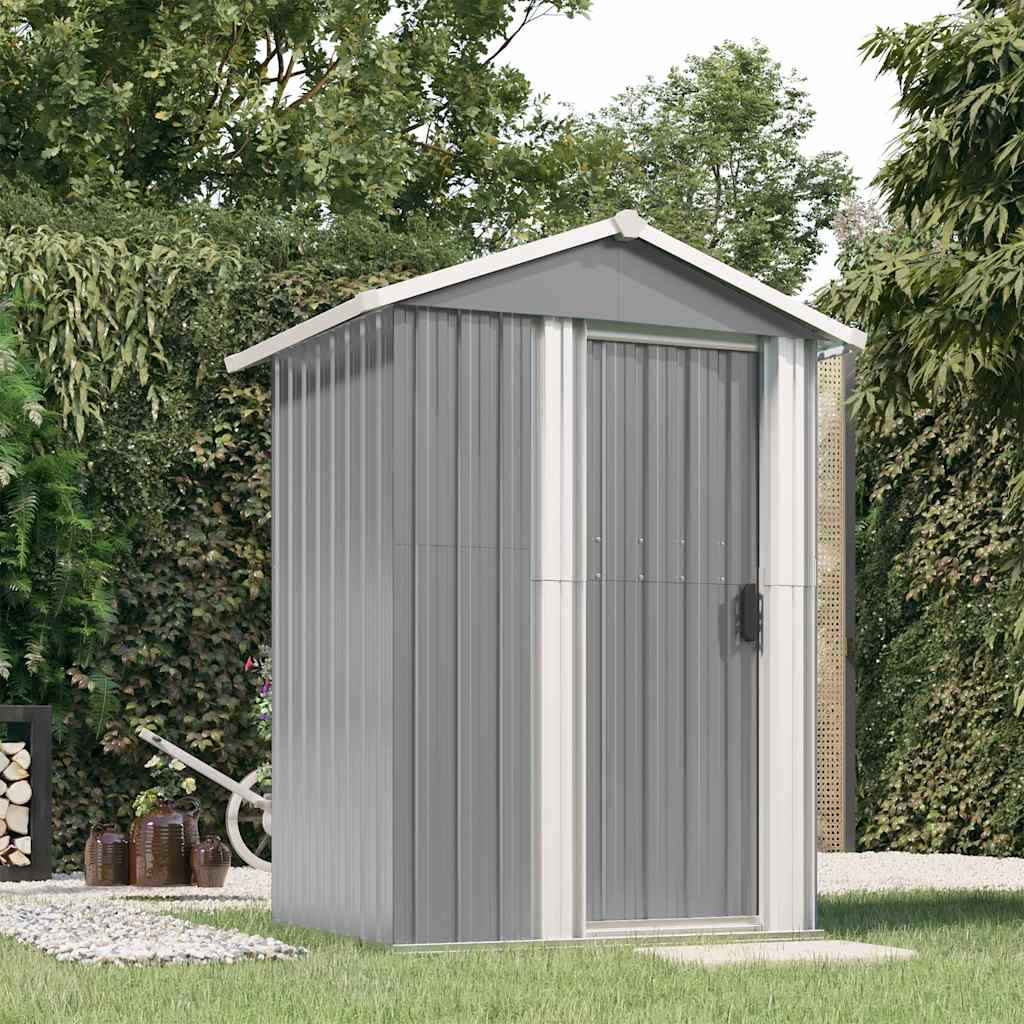 Garden Shed 126X97.5X177 Cm Galvanised Steel