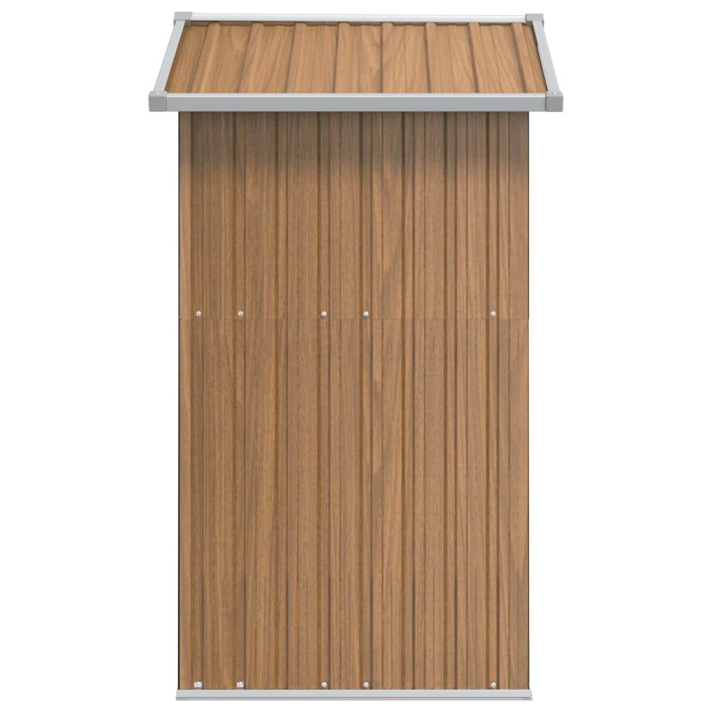 Garden Shed 126X97.5X177 Cm Galvanised Steel