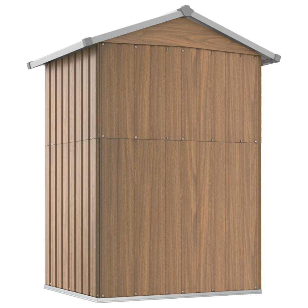 Garden Shed 126X97.5X177 Cm Galvanised Steel
