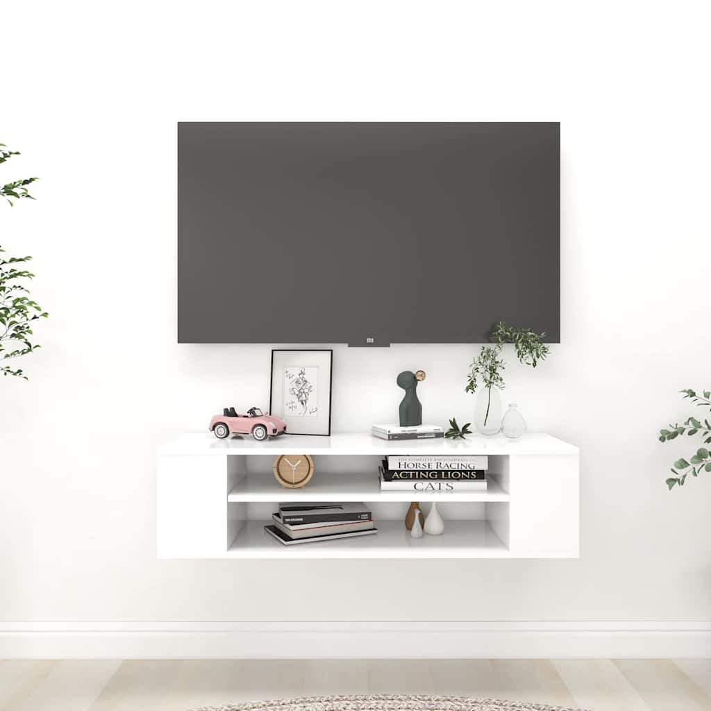 Entertainment Centres & Tv Stands Wall Mounted Cabinet 100Cm Floating Media Unit