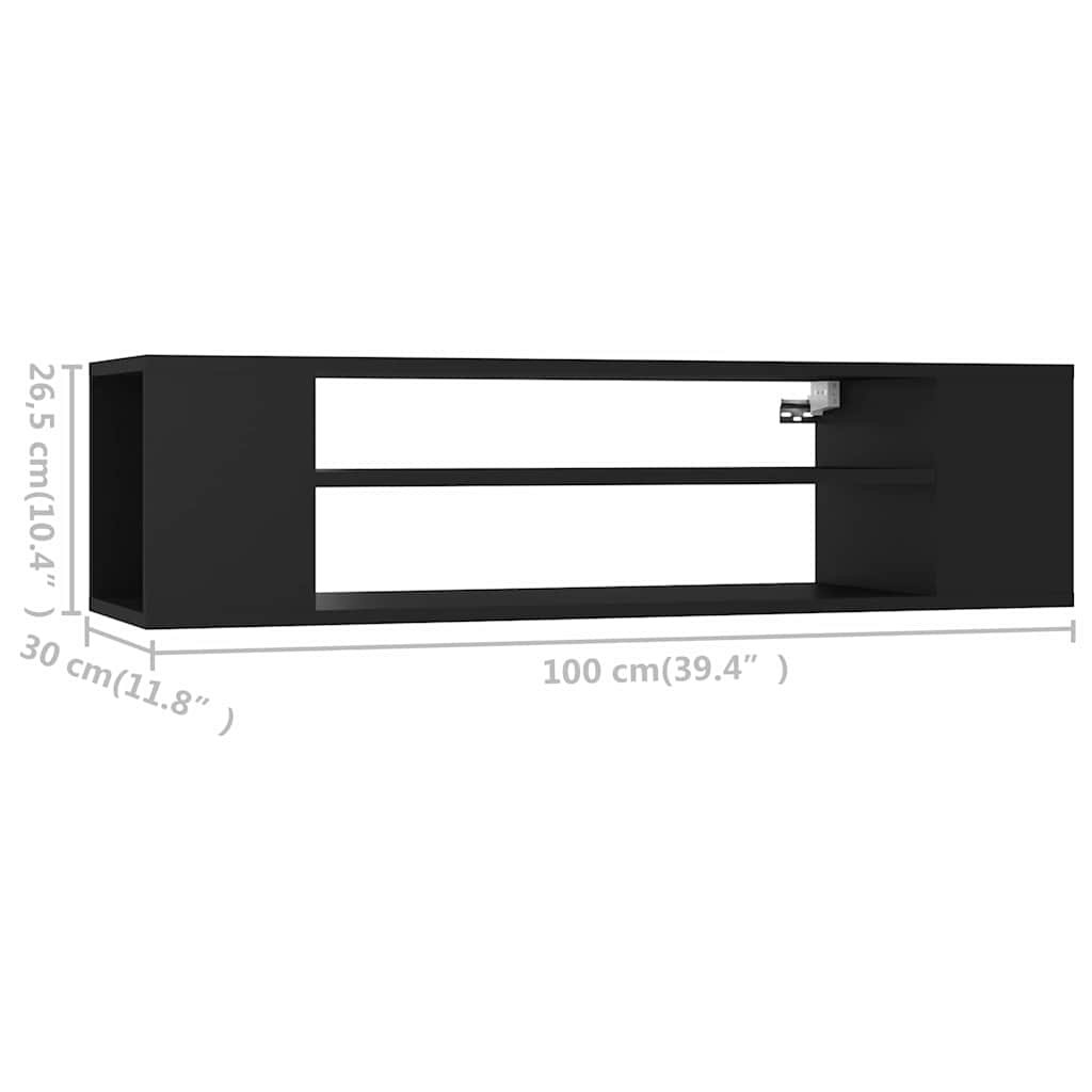 Entertainment Centres & Tv Stands Wall Mounted Cabinet 100Cm Floating Media Unit