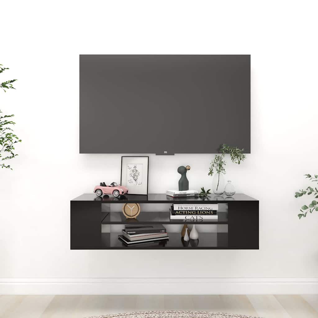Entertainment Centres & Tv Stands Wall Mounted Cabinet 100Cm Floating Media Unit
