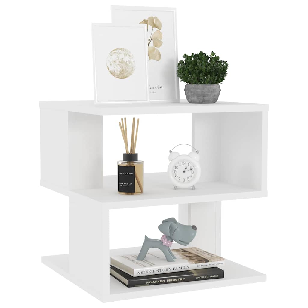 End Tables Brown Oak Side Table Storage Bedside Cabinet 40X40X40Cm Sonoma Oak 40