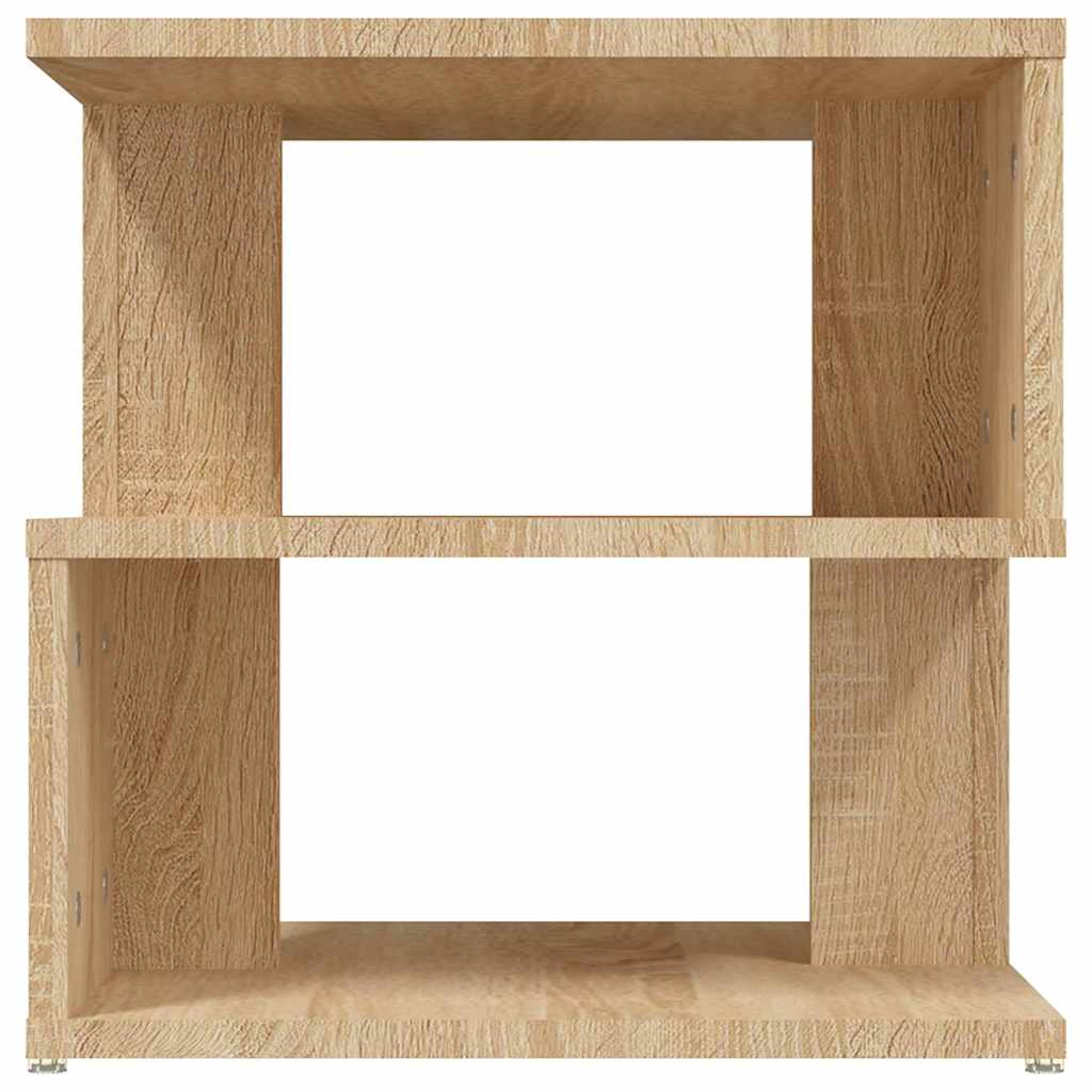 End Tables Brown Oak Side Table Storage Bedside Cabinet 40X40X40Cm Sonoma Oak 40
