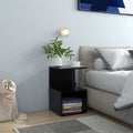 Bedside Cabinet 35X35X55 Cm Engineered Wood