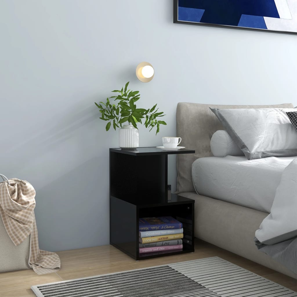 Bedside Cabinet 35X35X55 Cm Engineered Wood