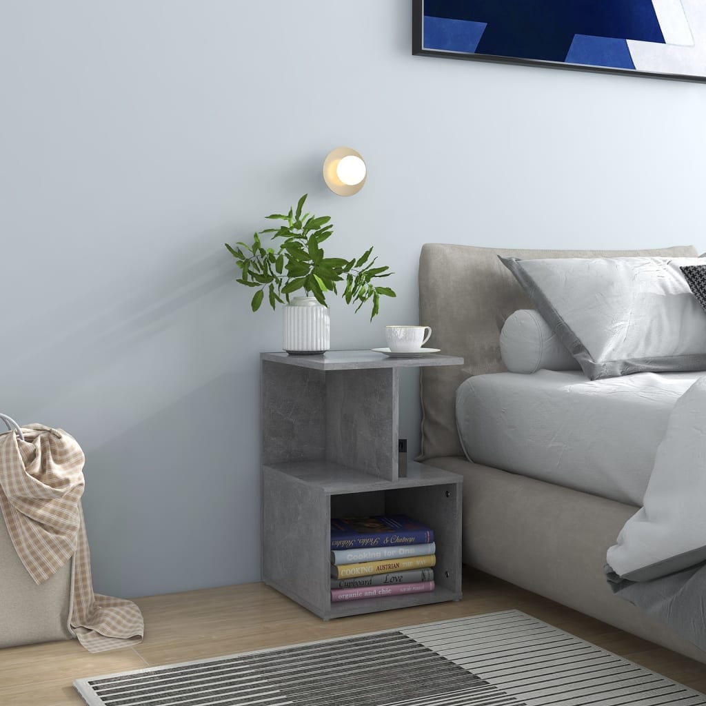 Bedside Cabinet 35X35X55 Cm Engineered Wood