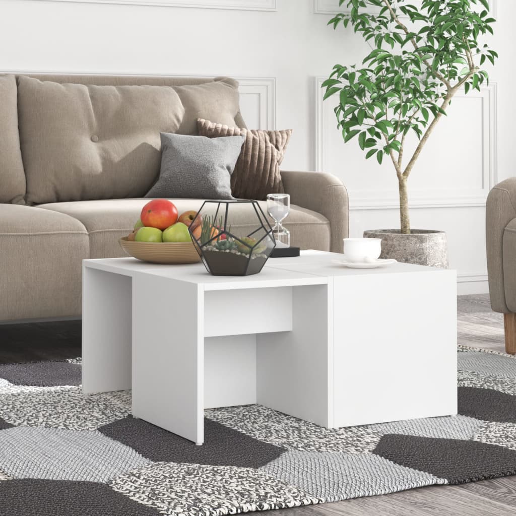 Coffee Tables 4 Pcs 33X33X33 Cm Engineered Wood
