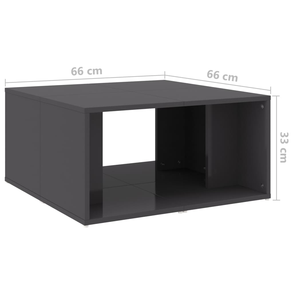 Coffee Tables 4 Pcs 33X33X33 Cm Engineered Wood